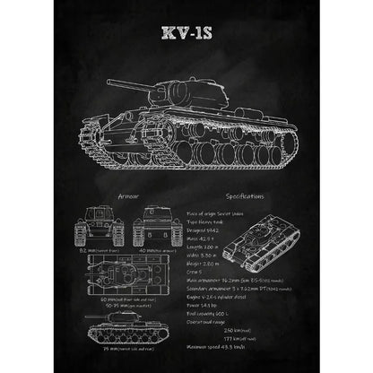 WWII Armor Blueprint - T-34