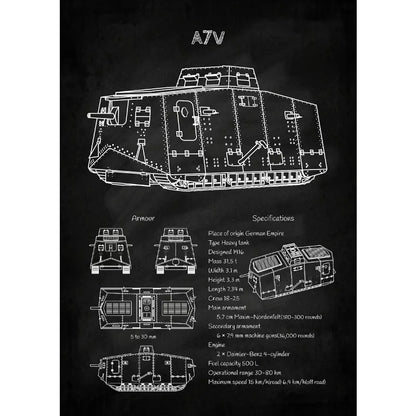 WWII Armor Blueprint - T-34