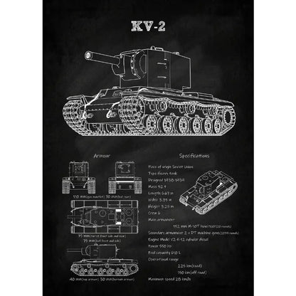 WWII Armor Blueprint - T-34