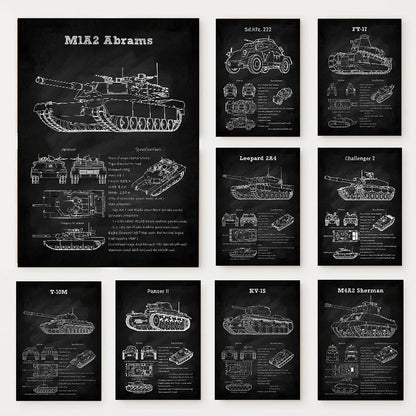 WWII Armor Blueprint - T-34