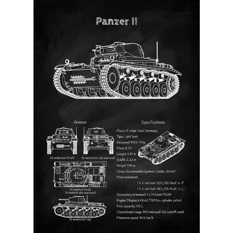 WWII Armor Blueprint - T-34