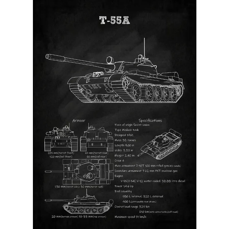 WWII Armor Blueprint - T-34