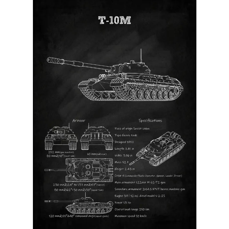 WWII Armor Blueprint - T-34