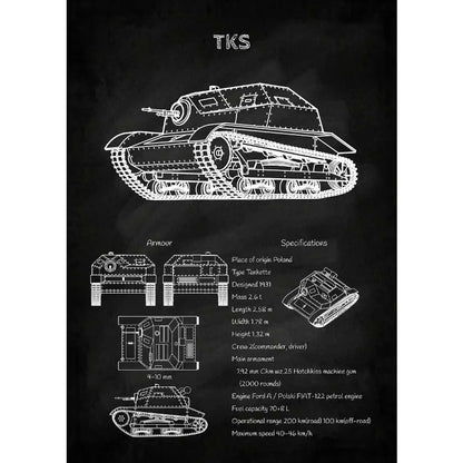 WWII Armor Blueprint - Panzer IV