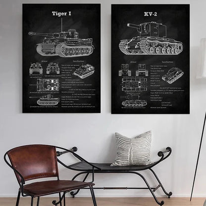 WWII Armor Blueprint - T-34